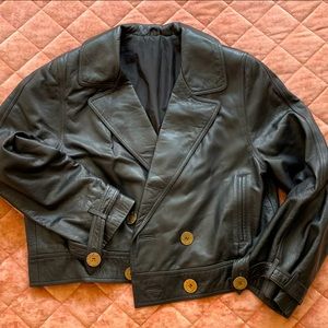 Givenchy Cuir Black Leather Jacket